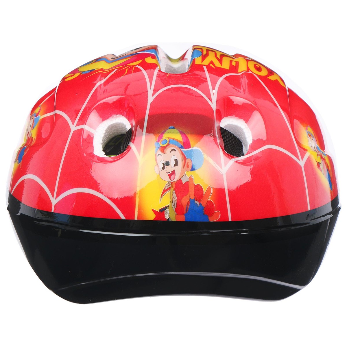 фото Шлем защитный детский onlytop ot-502, обхват 52-54 см, цвет красный