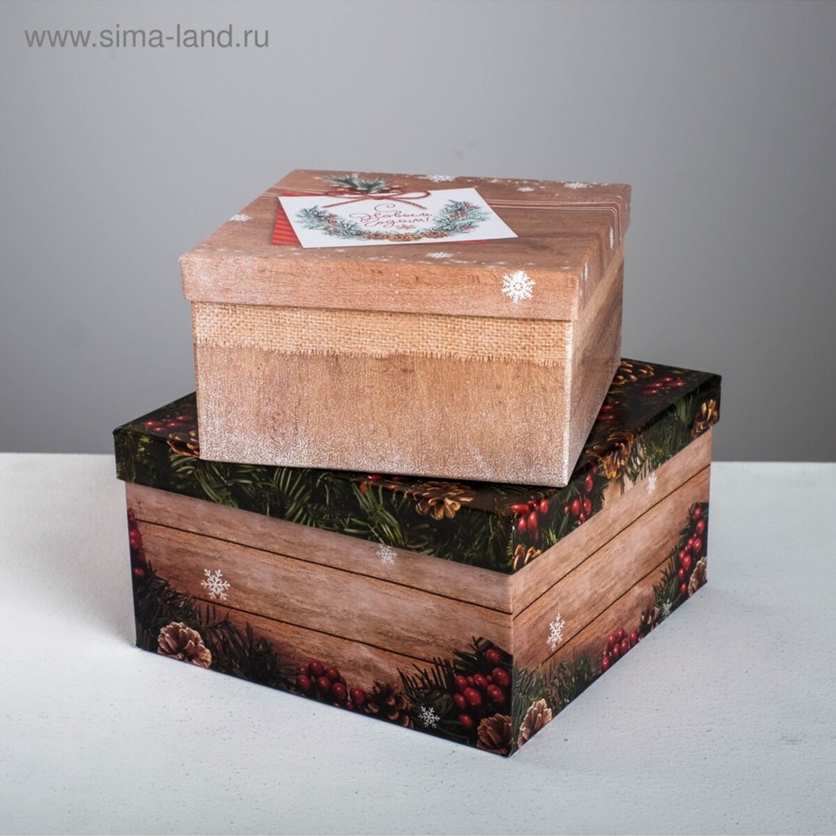 Набор подарочных новогодних коробок 6 в 1, Бежевый;белый;черный
Набор подарочных новогодних коробок 6 в 1, Бежевый;белый;черный