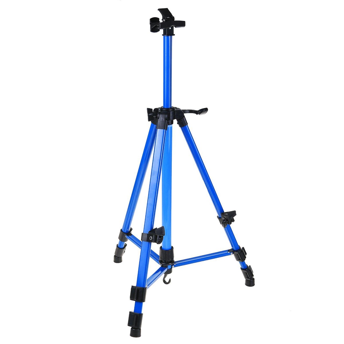 фото Мольберт телескопический, тренога, металлический, синий, размер 51 - 153 см calligrata