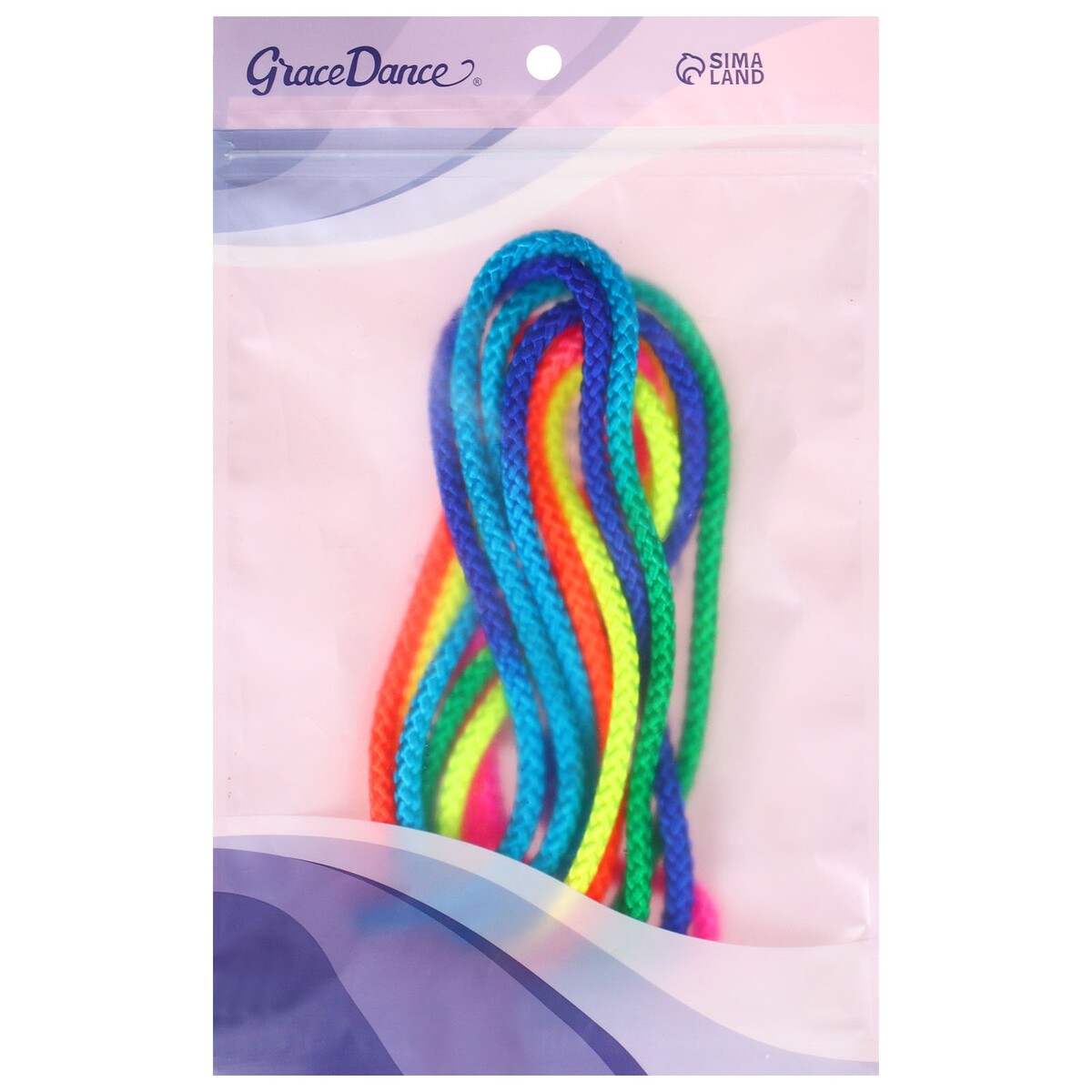 фото Скакалка гимнастическая grace dance, 3 м, цвет радуга