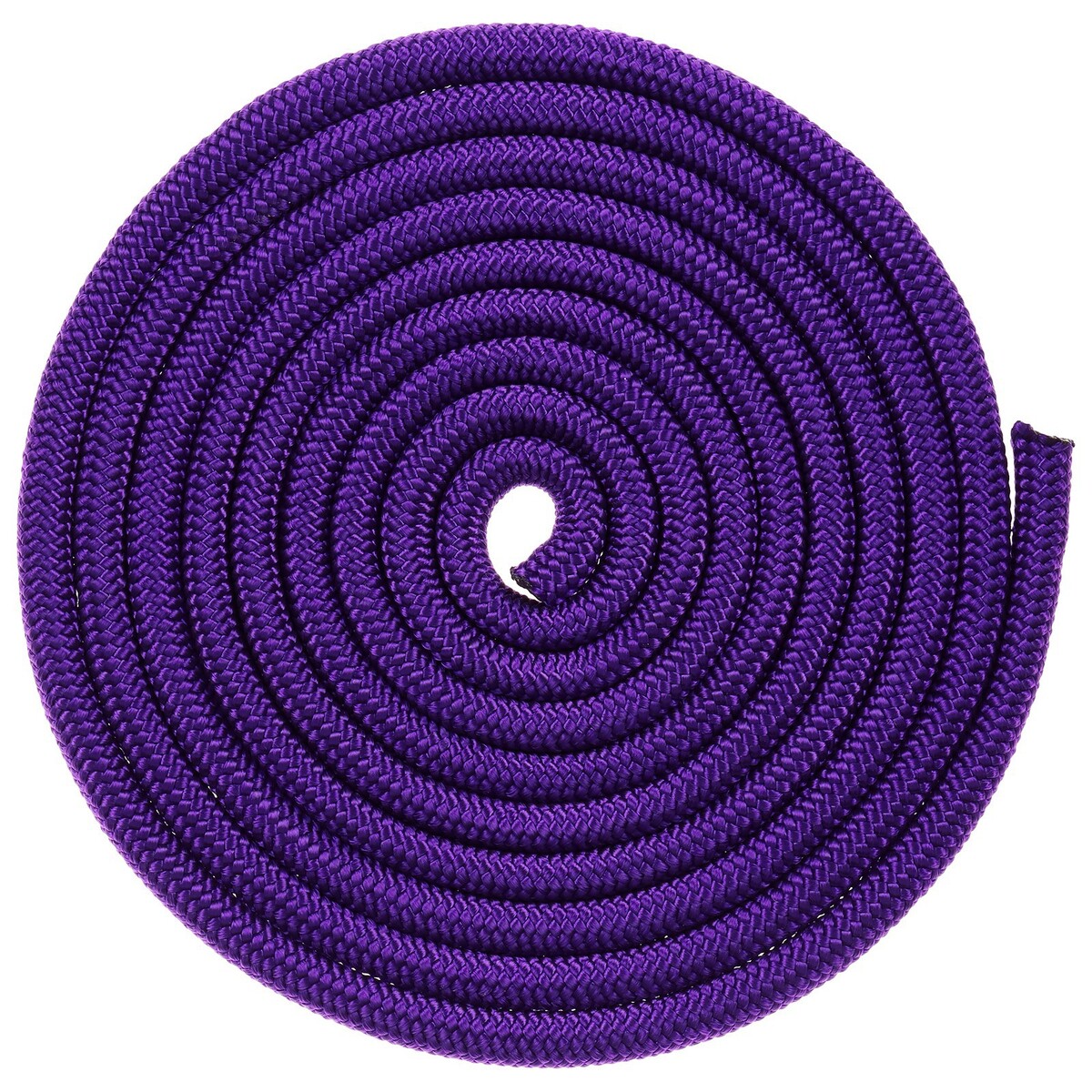 фото Скакалка гимнастическая утяжеленная grace dance, 3 м, 180 г, цвет фиолетовый