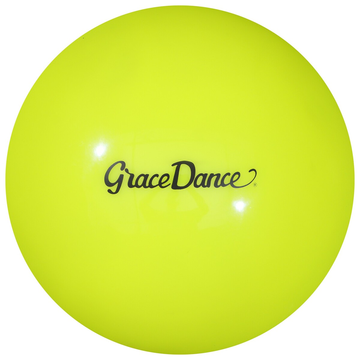 фото Мяч для художественной гимнастики grace dance, d=16,5 см, 280 г, цвет салатовый