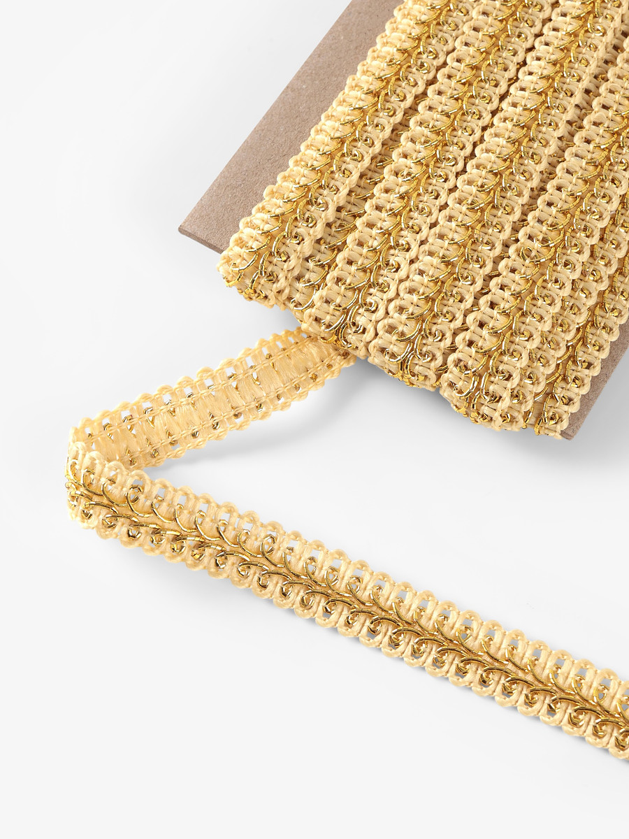 Тесьма декоративная, Золотистый
Тесьма декоративная, Золотистый