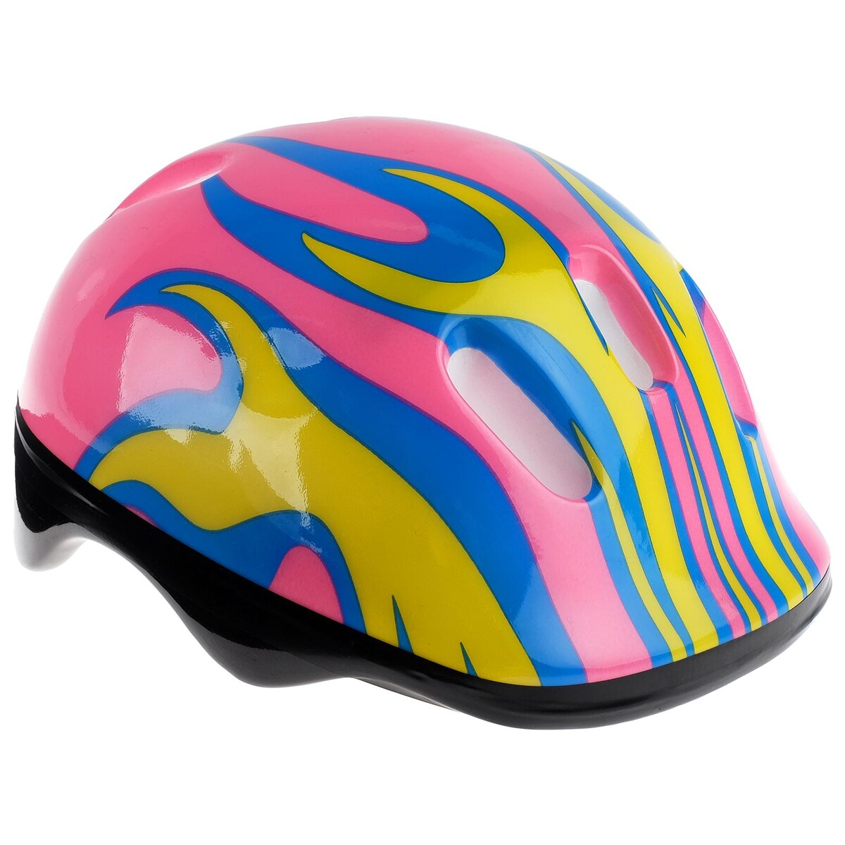 фото Шлем защитный детский onlytop ot-h6, обхват 55-58 см, цвет розовый