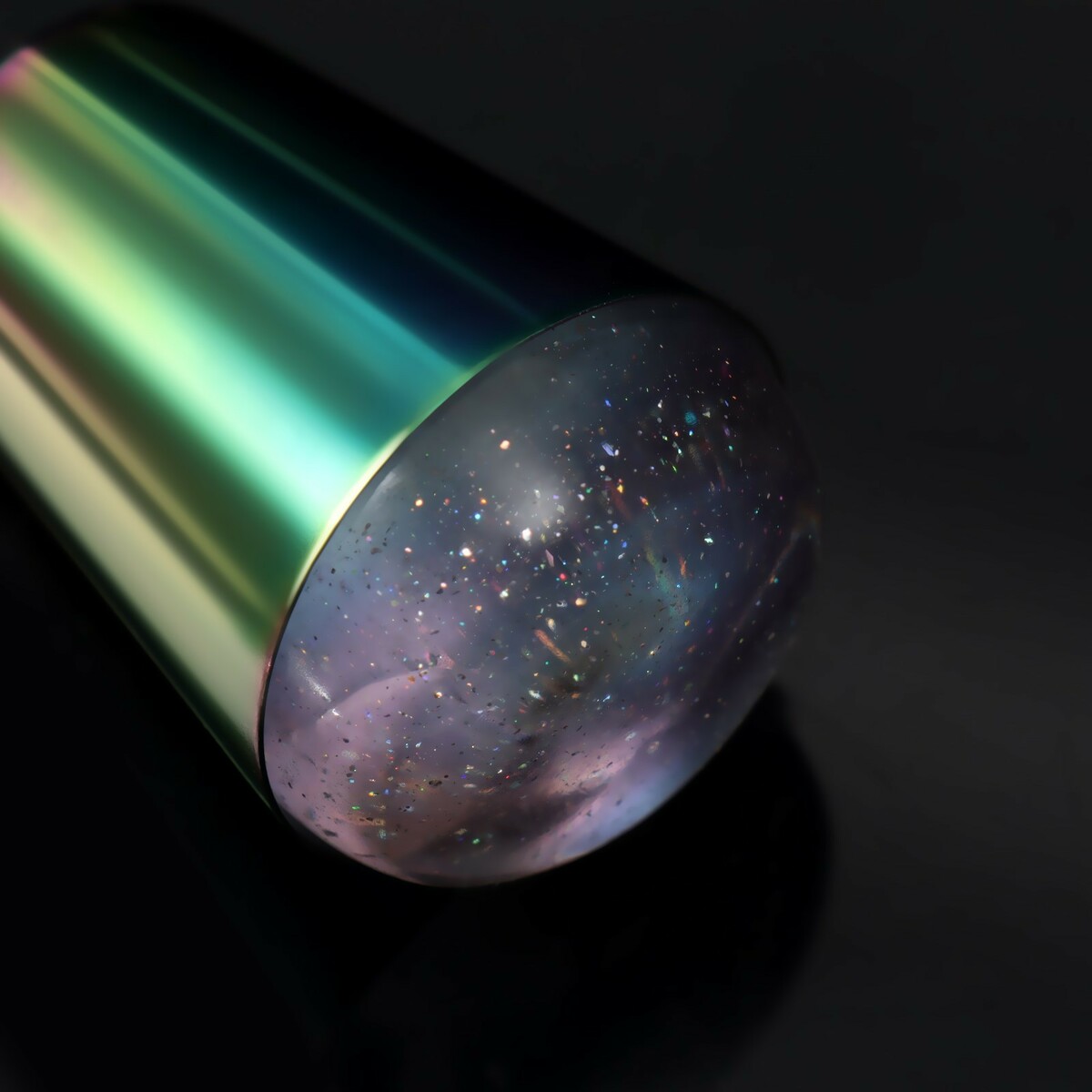 фото Набор для стемпинга, 2 предмета: штампик, скребок, цвет хамелеон queen fair