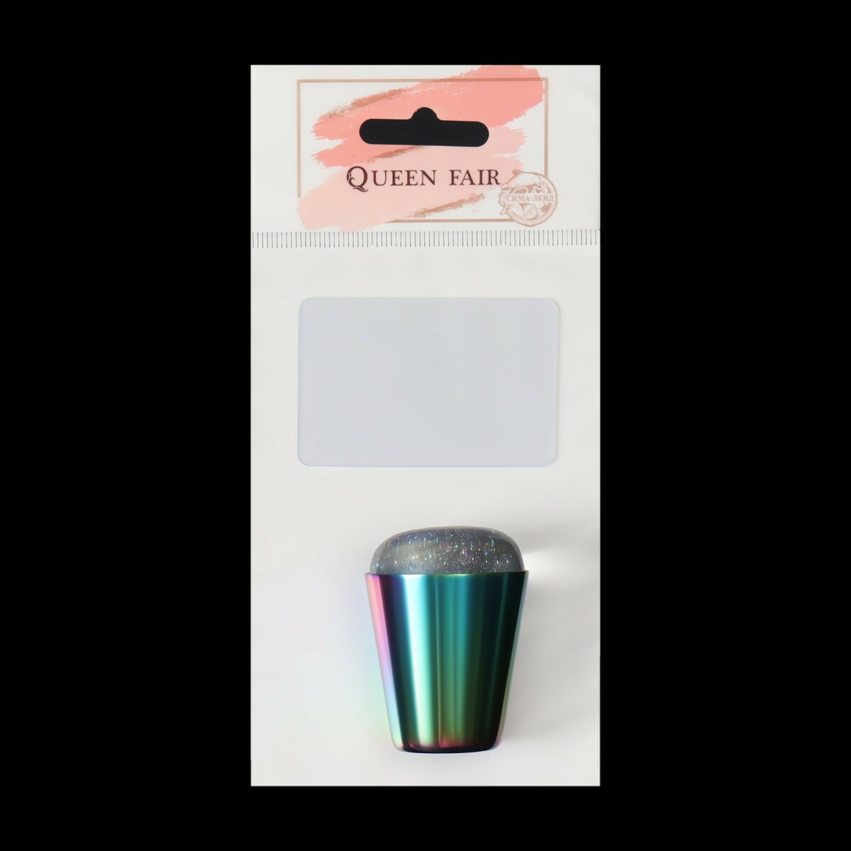 фото Набор для стемпинга, 2 предмета: штампик, скребок, цвет хамелеон queen fair