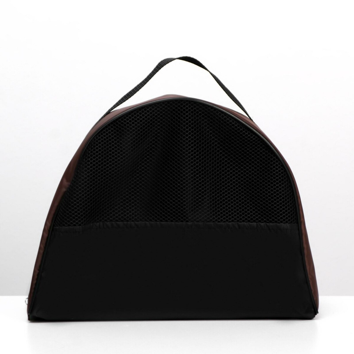 фото Сумка - переноска для животных, оксфорд, 36 х 17 х 25 см, коричневая пижон