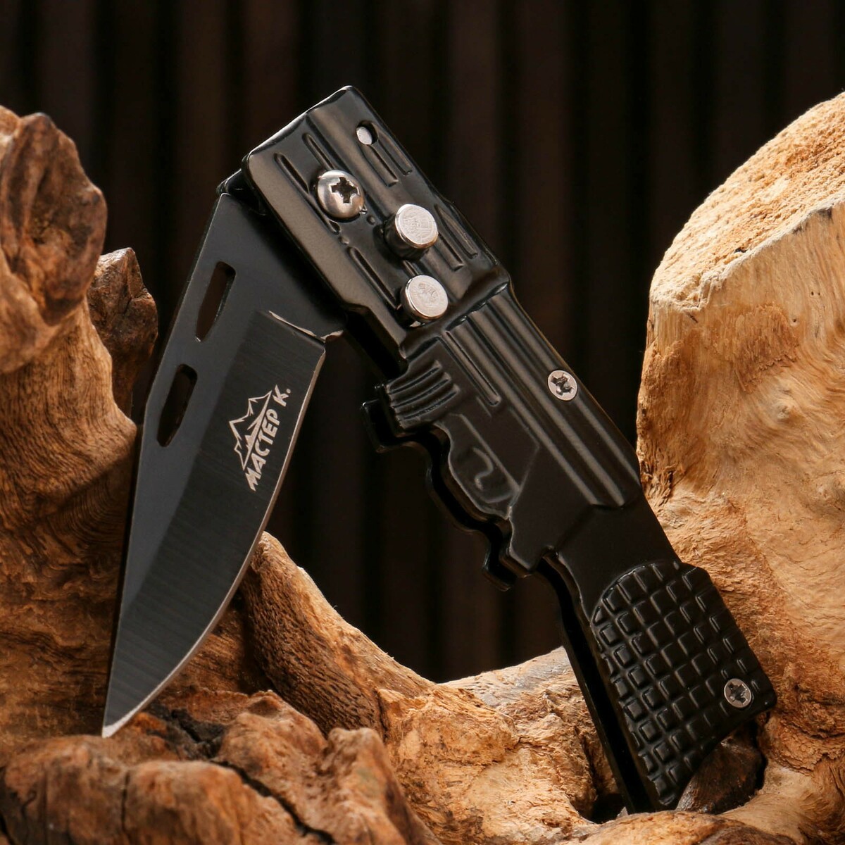 фото Нож складной полуавтоматический мастер к