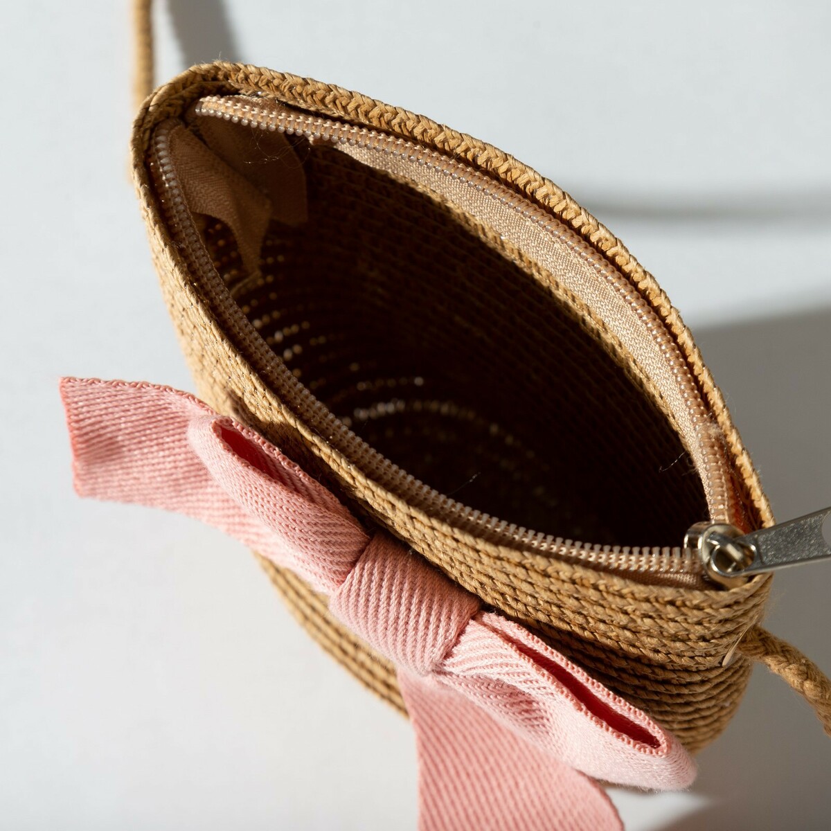 фото Комплект для девочки (шляпа р-р 52, сумочка) minaku цвет коричневый