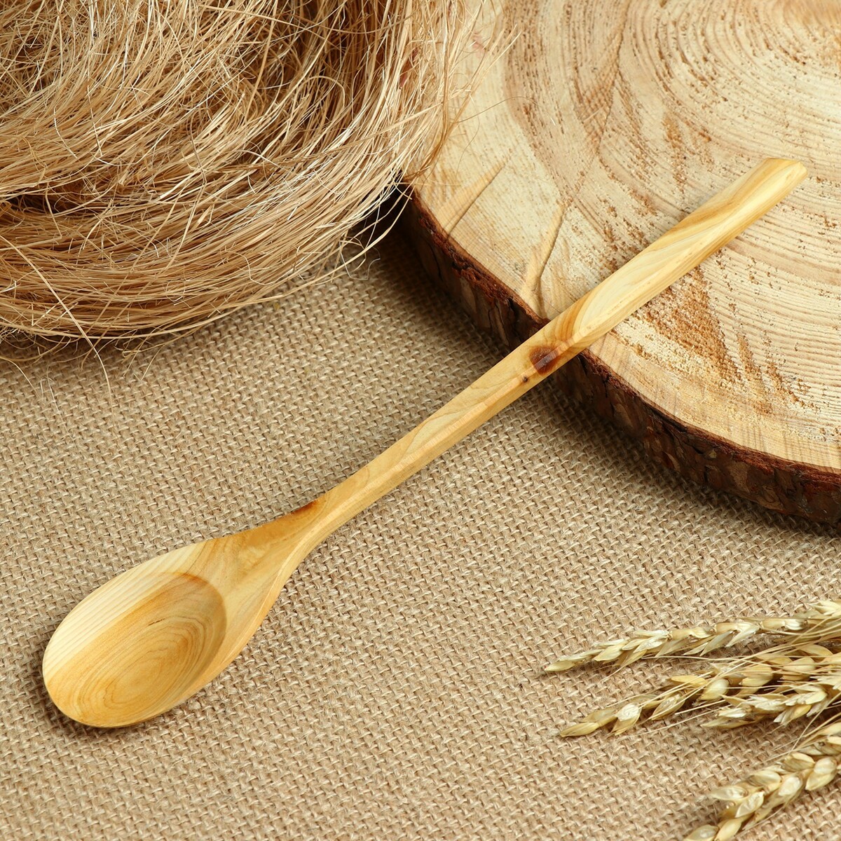 фото Ложка для сковородки, можжевельник, 26 см, no brand