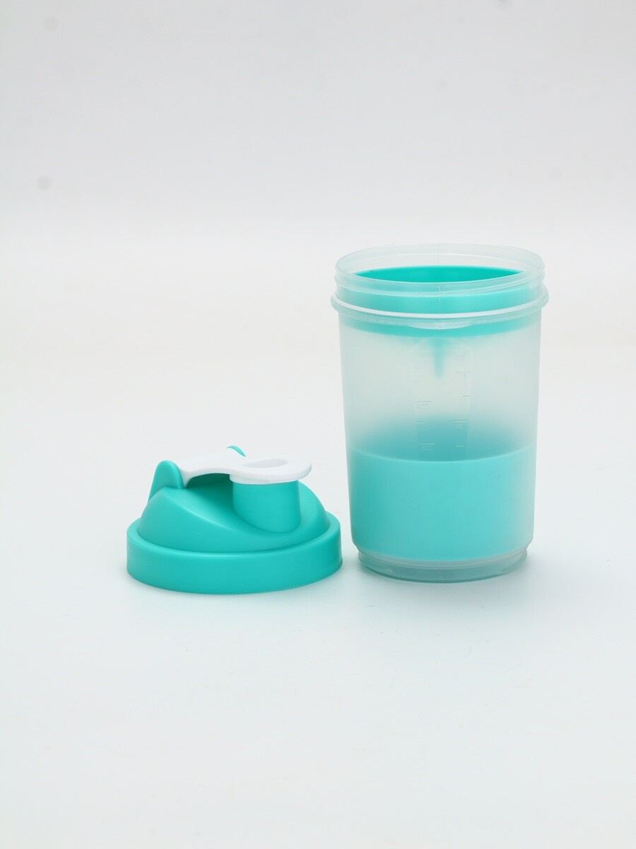 Шейкер спортивный, 500 мл, с чашей, Голубой
Шейкер спортивный, 500 мл, с чашей, Голубой