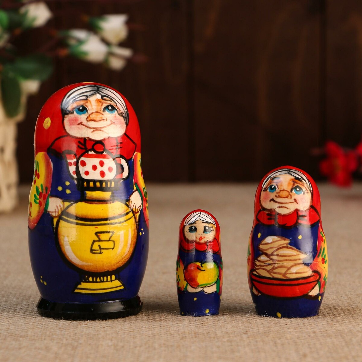 Матрешка, Разноцветный 
Матрешка, Разноцветный