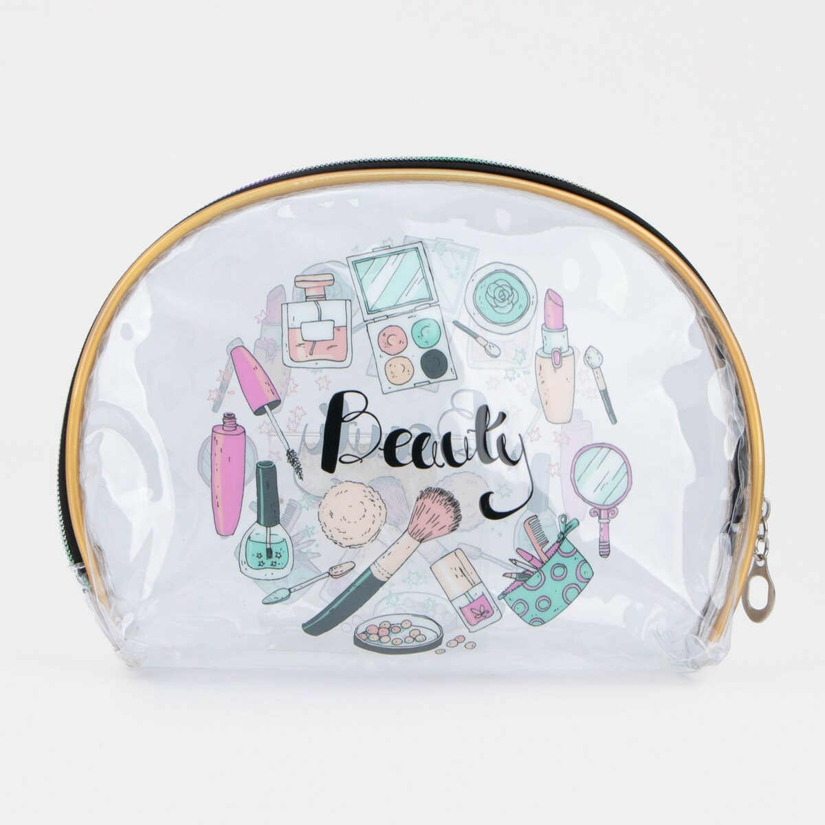 фото Косметичка на молнии, цвет прозрачный no brand