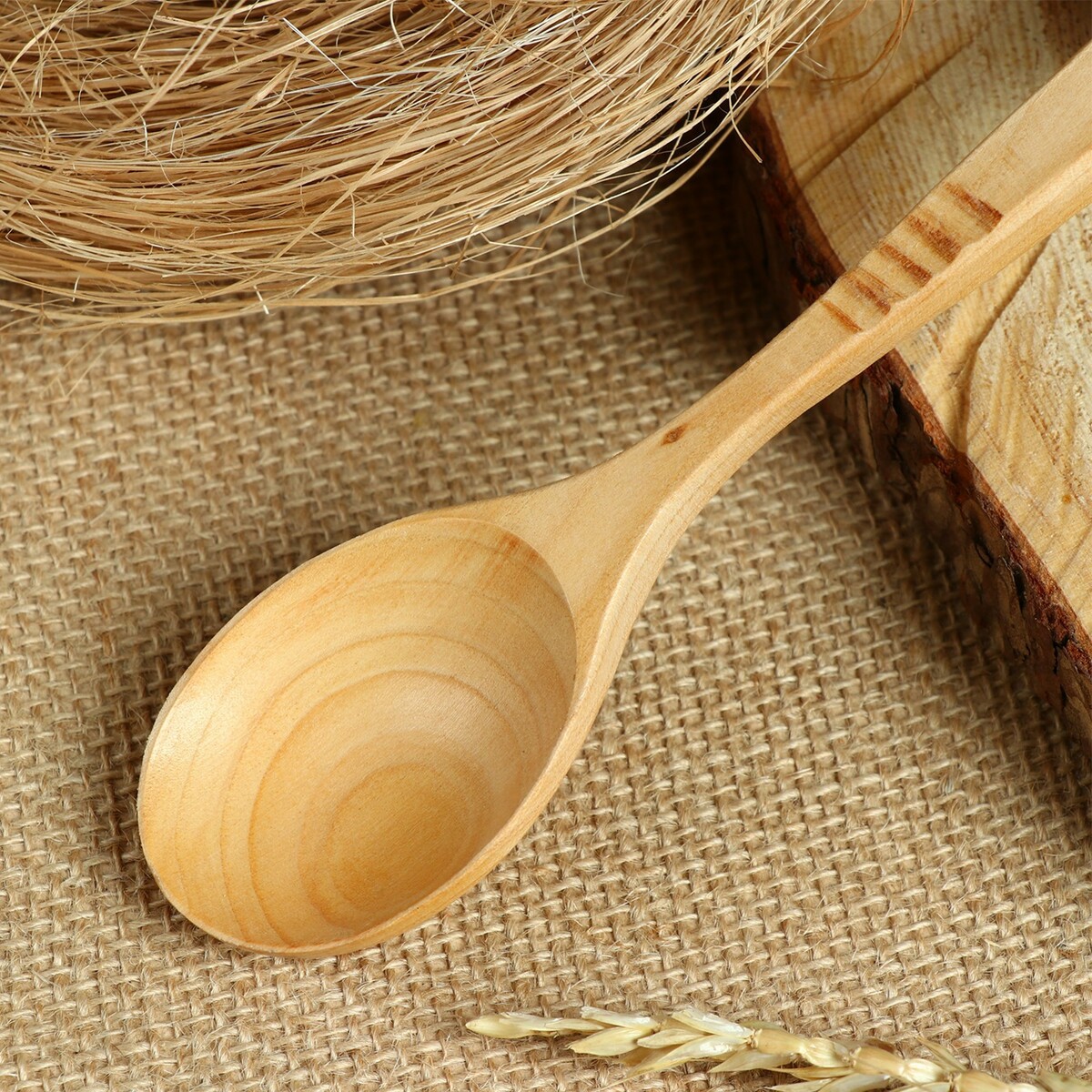 фото Ложка десертная, можжевельник, 17,5 см, no brand