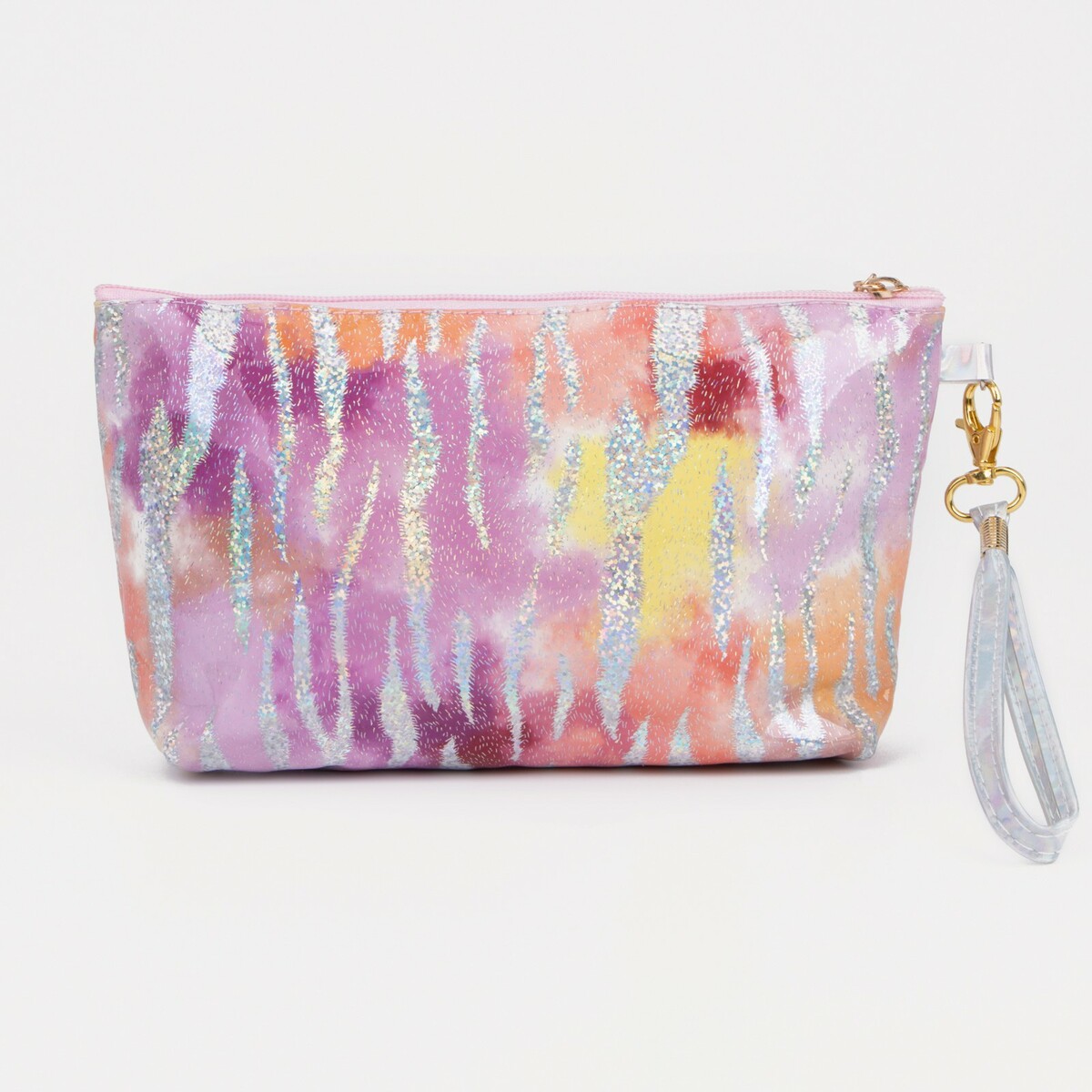 фото Косметичка на молнии, цвет сиреневый no brand