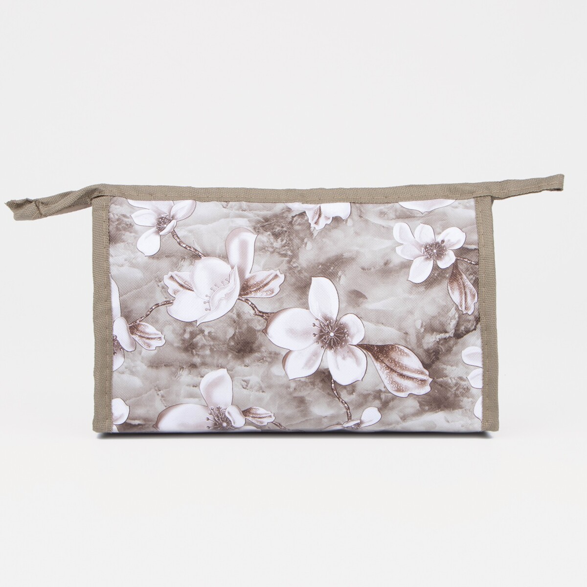 фото Косметичка на молнии, цвет бежевый no brand