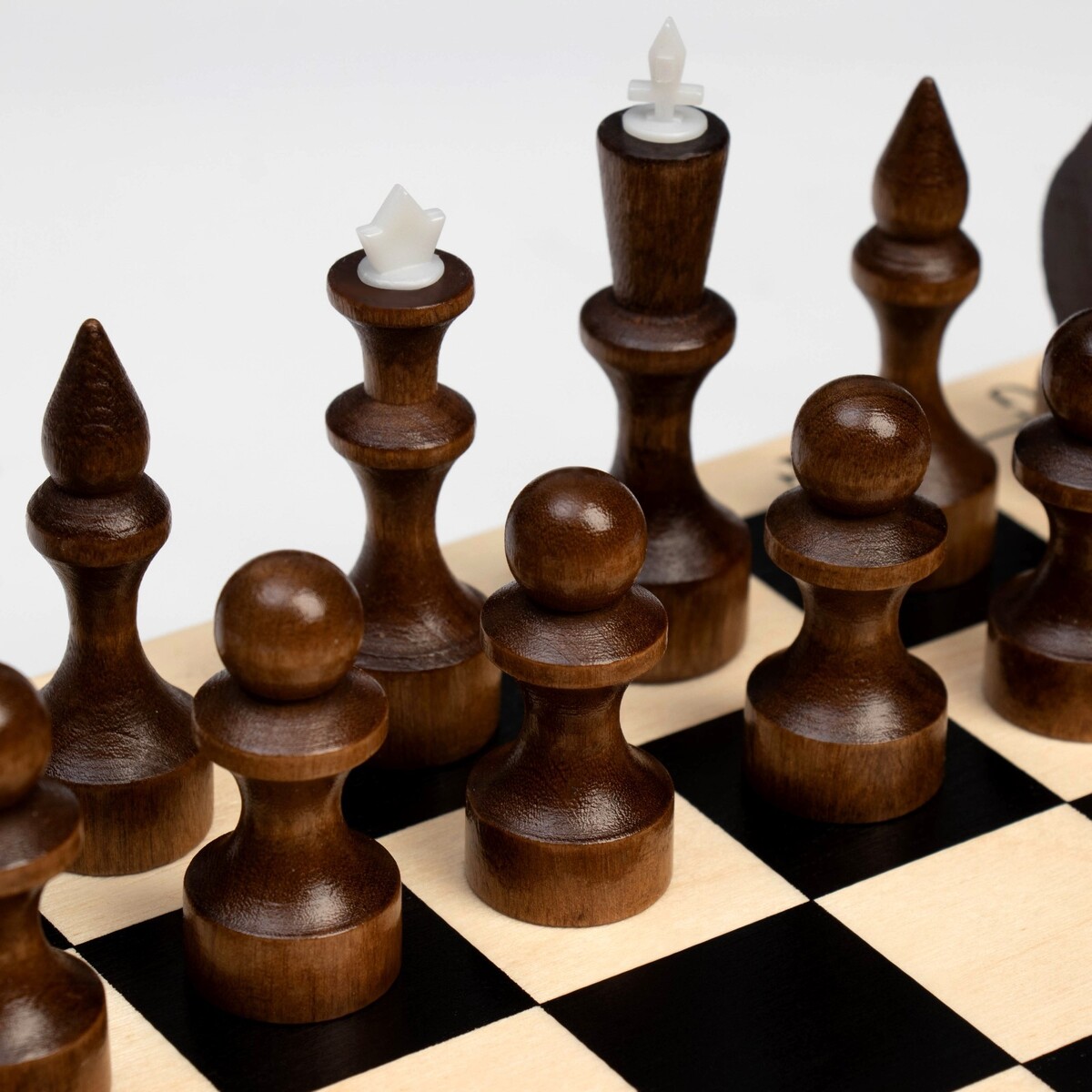 фото Шахматы деревянные обиходные 29 х 29 см, король h-7.2 см, пешка h-4.5 см no brand
