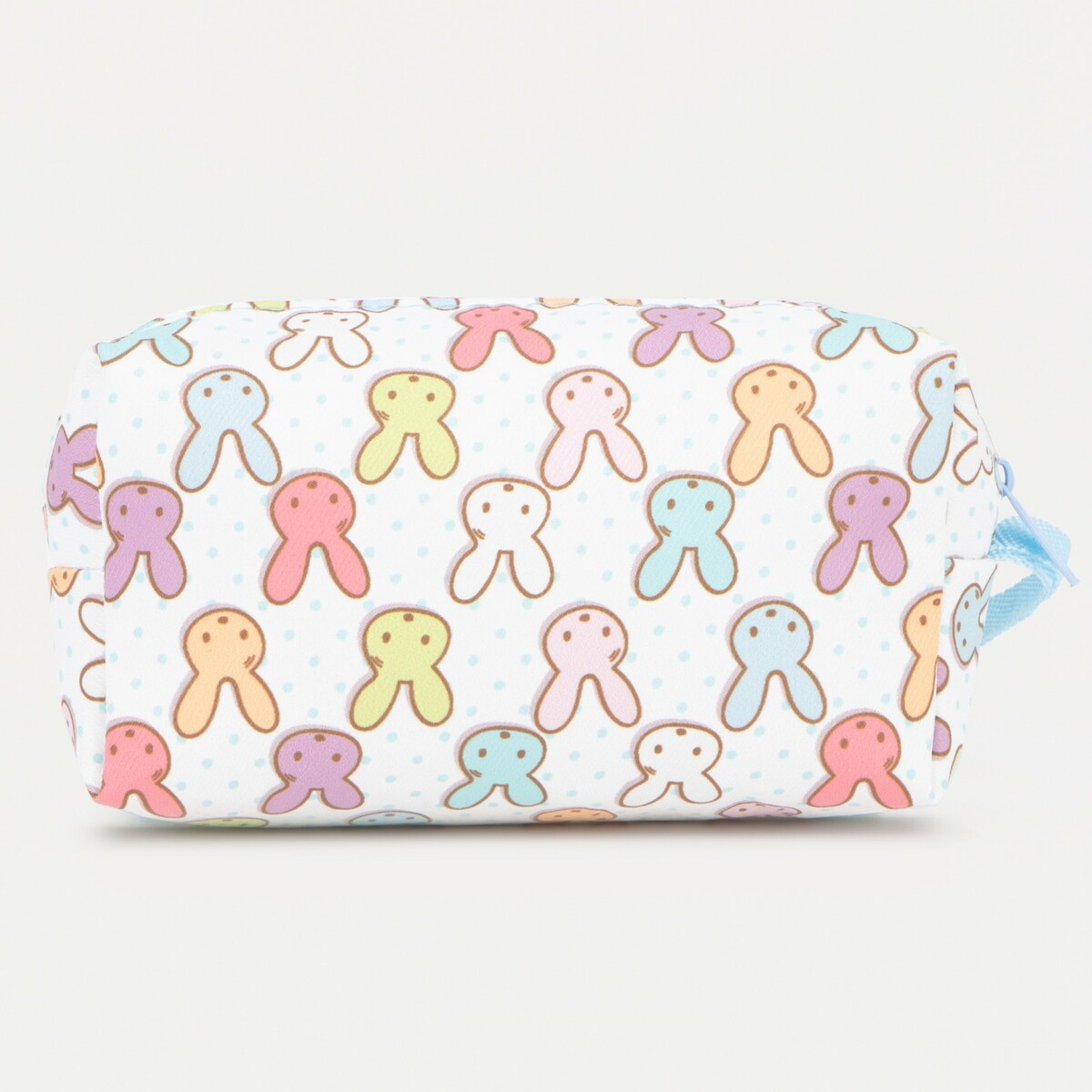 фото Косметичка на молнии, цвет белый no brand