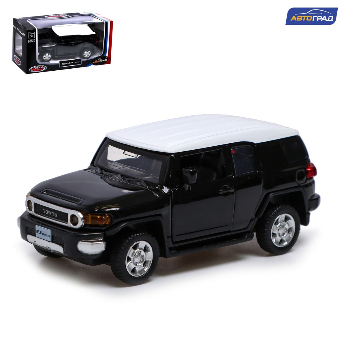 Машина металлическая toyota fj cruiser, 1:43, инерция, открываются двери, цвет черный
Машина металлическая toyota fj cruiser, 1:43, инерция, открываются двери, цвет черный