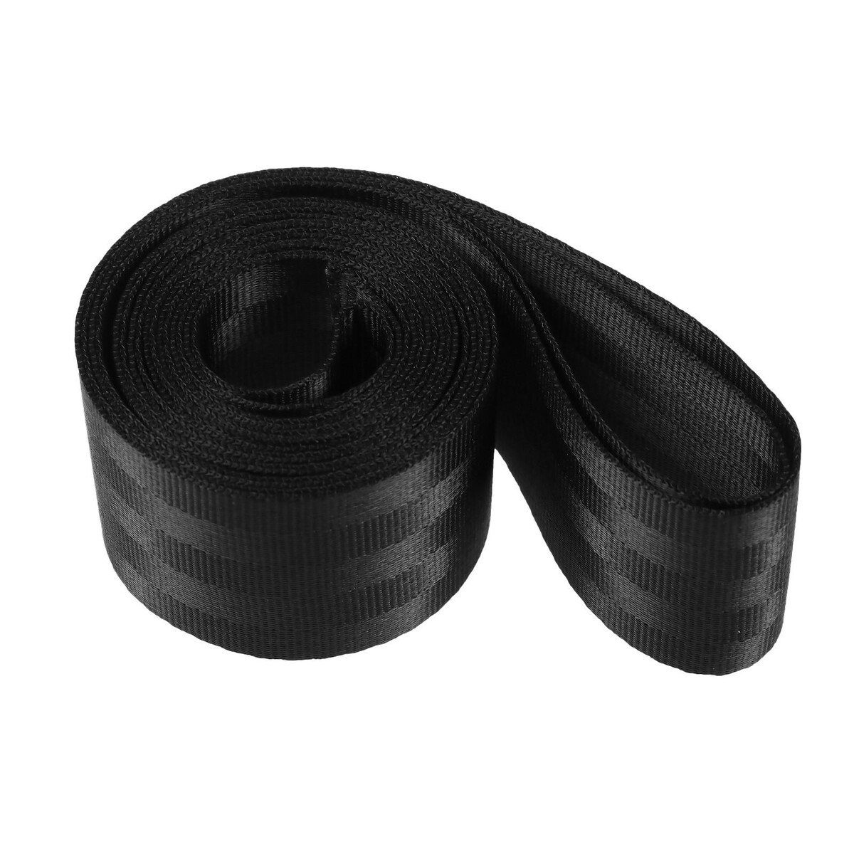 фото Нейлоновая лента, ремень 4.8 см × 3 м, черный no brand