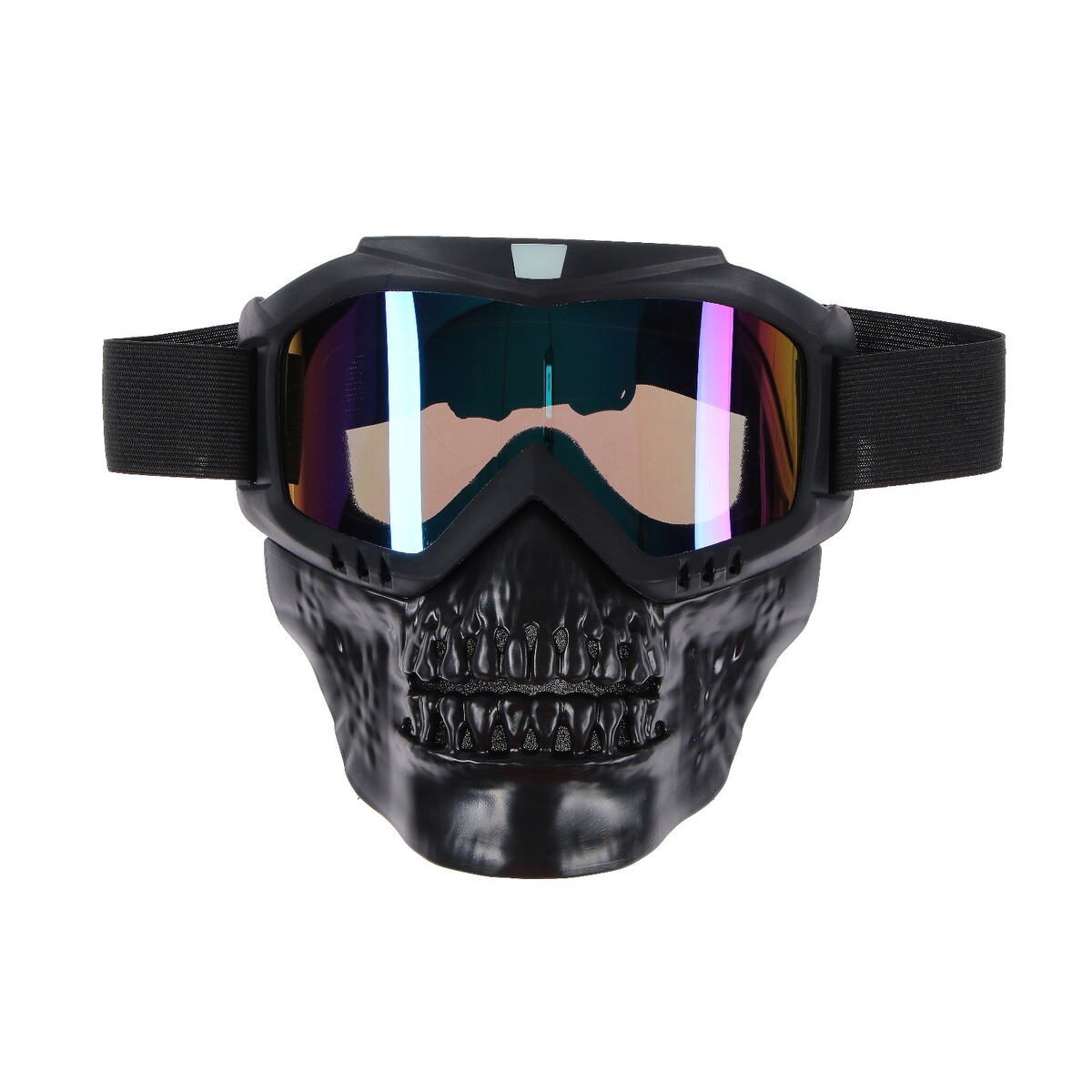 фото Очки-маска для езды на мототехнике, разборные, визор хамелеон, цвет черный torso
