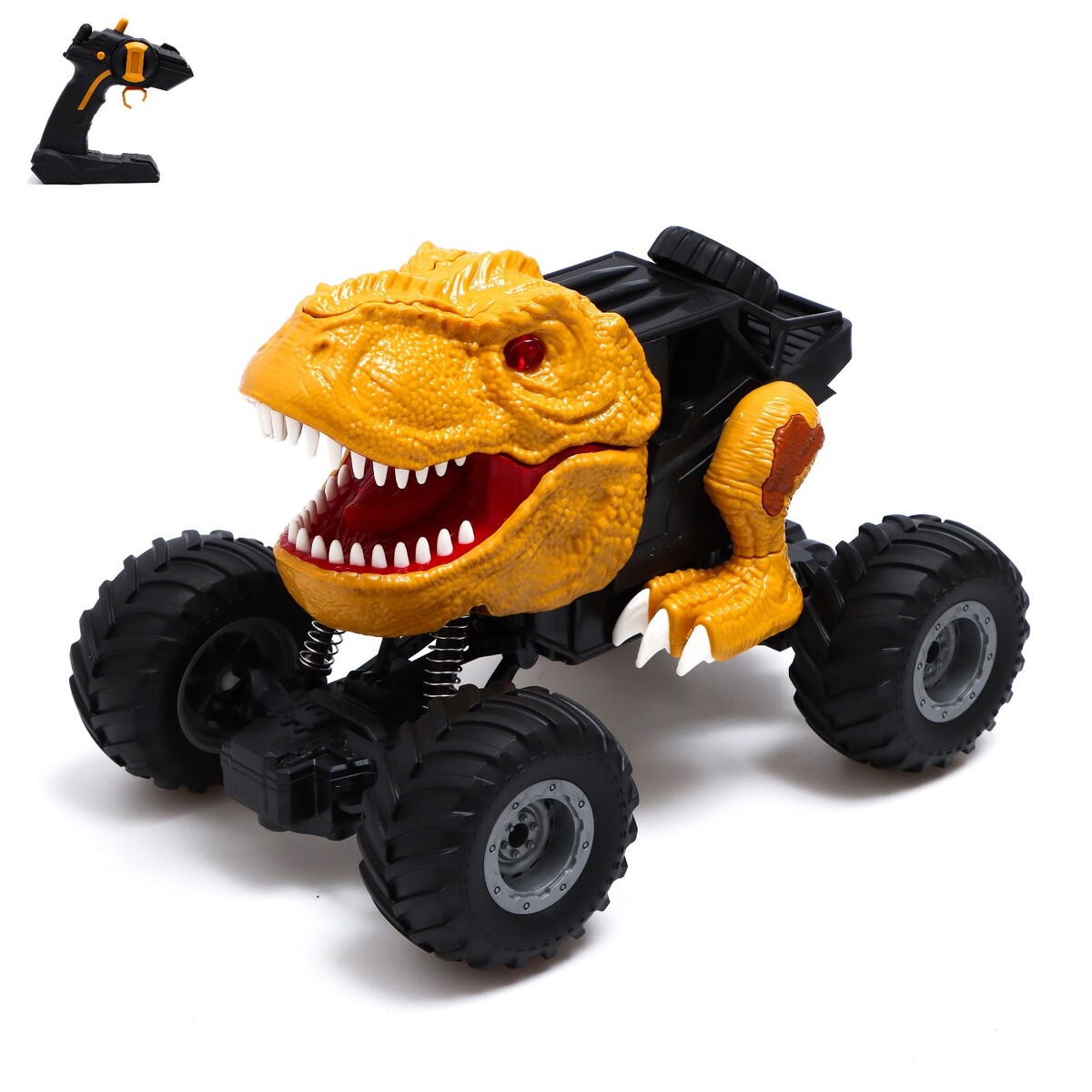 Джип радиоуправляемый dino, свет и звук, дым, работает от аккумулятора, цвет желтый
Джип радиоуправляемый dino, свет и звук, дым, работает от аккумулятора, цвет желтый
