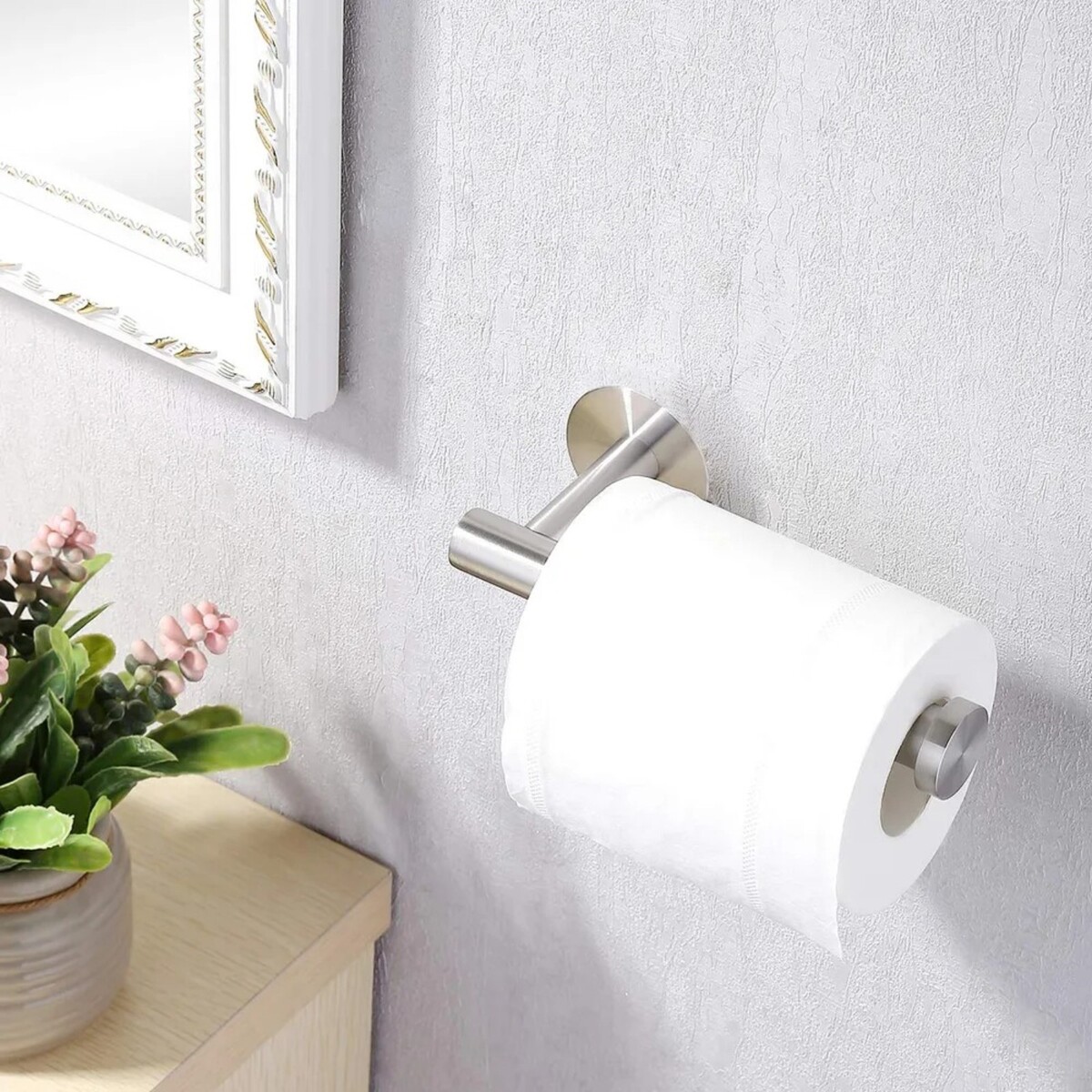 фото Держатель для туалетной бумаги штольц stölz, 16,2×2,5×9,5 см, нержавеющая сталь