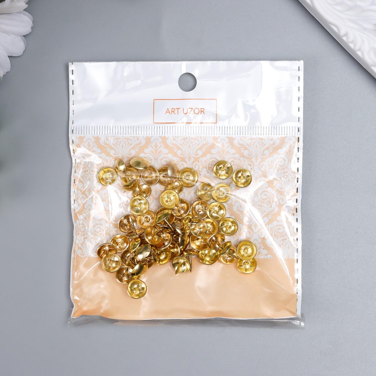 фото Набор декоративных гвоздиков арт узор