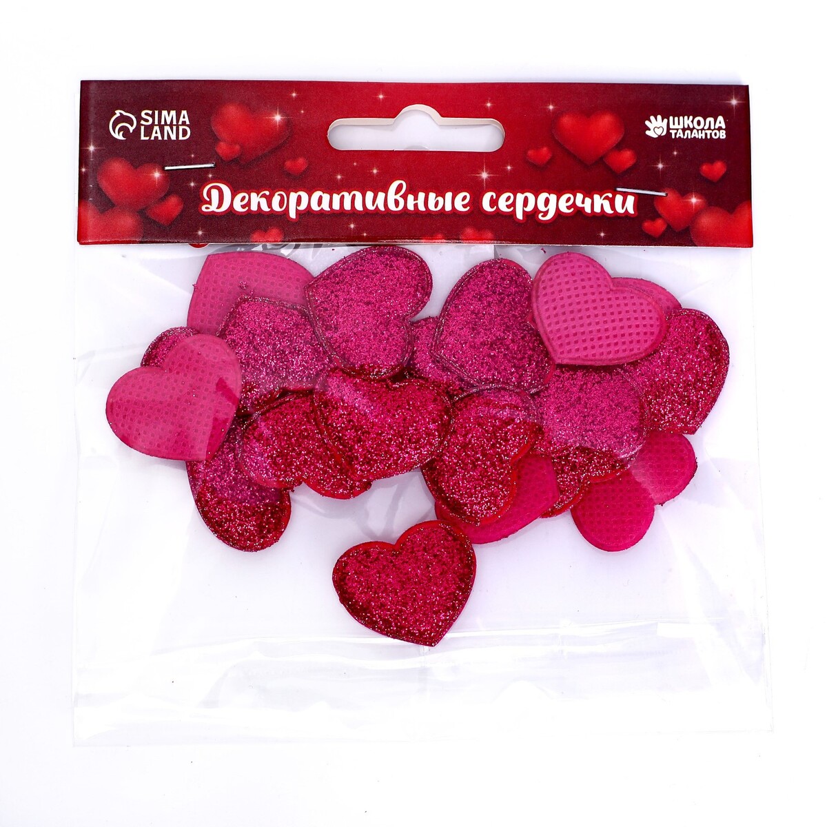 Сердечки декоративные, набор 20 шт., размер 1 шт: 2,5 × 2,2 см, цвет фуксия, Розовый
Сердечки декоративные, набор 20 шт., размер 1 шт: 2,5 × 2,2 см, цвет фуксия, Розовый