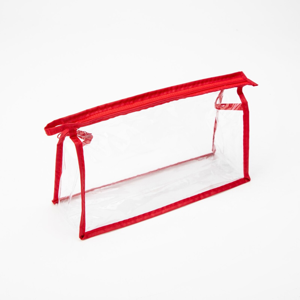 фото Косметичка на молнии, цвет красный no brand