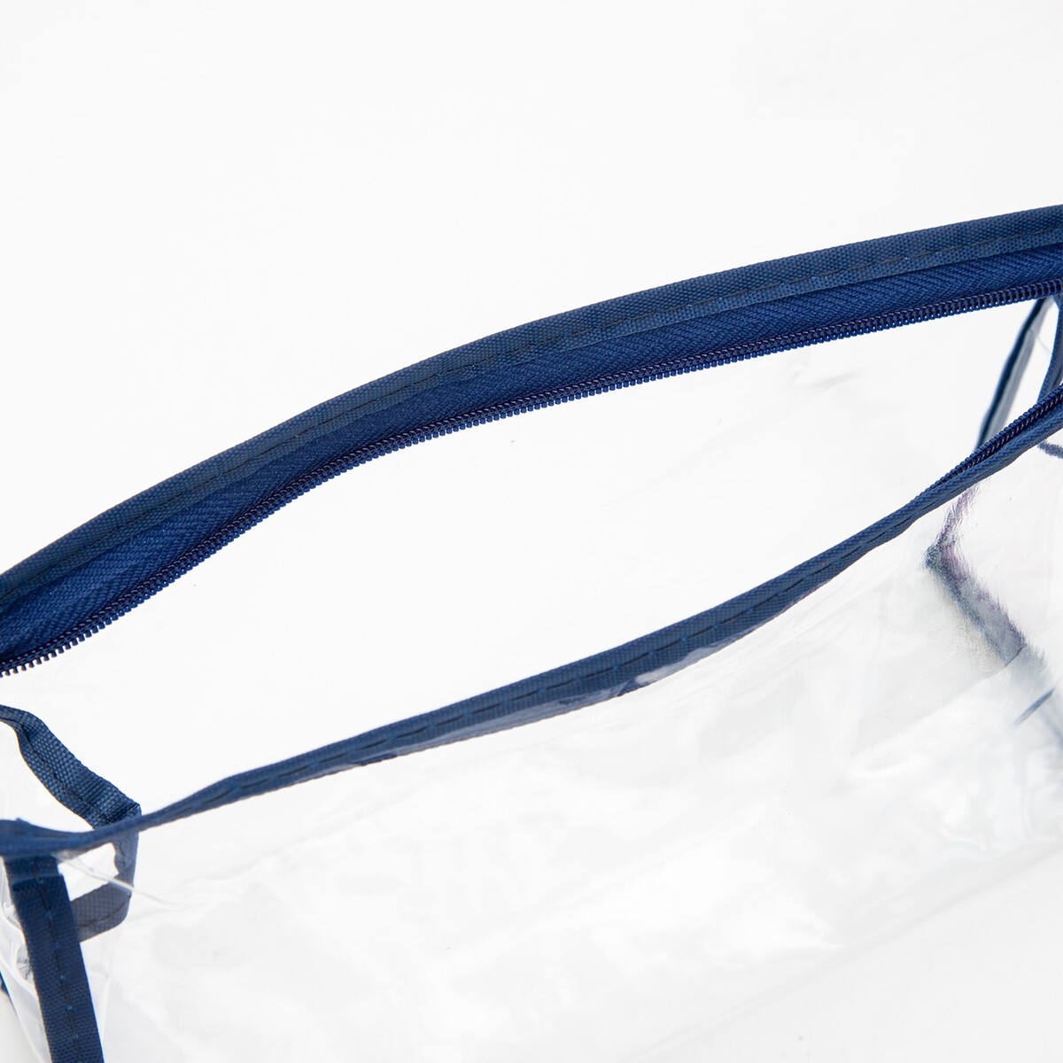 фото Косметичка на молнии, цвет синий no brand