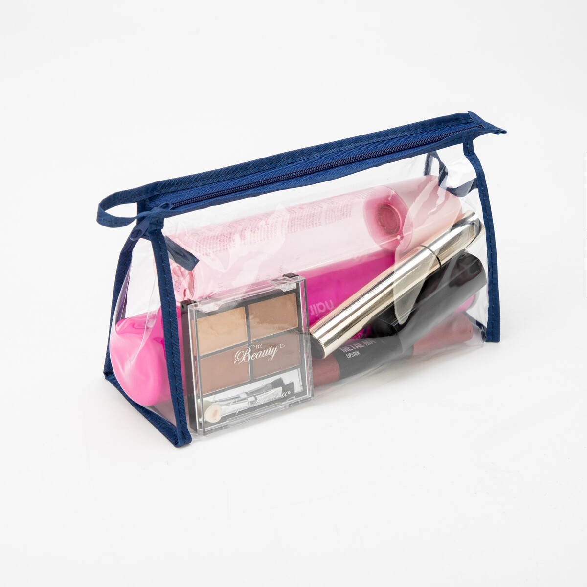 фото Косметичка на молнии, цвет синий no brand