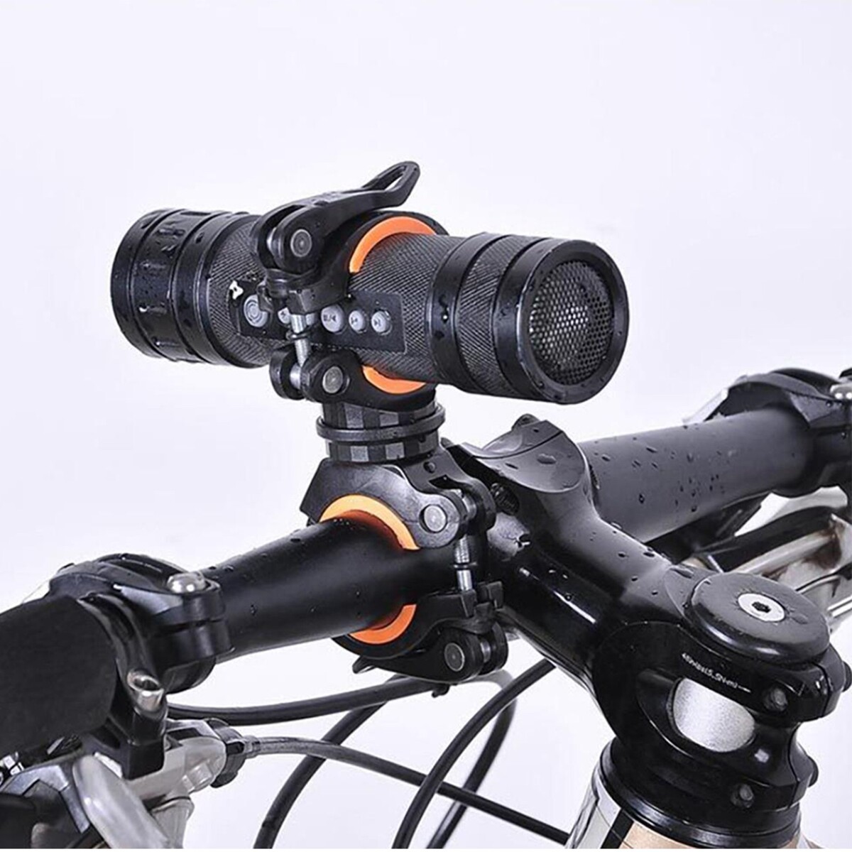 фото Крепление для велосипедного фонаря и насоса, 10 х 5.6 см no brand