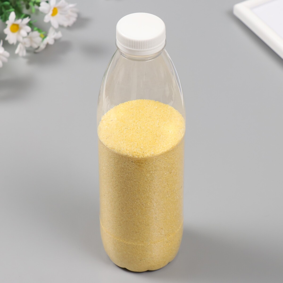 Песок цветной, Желтый 
Песок цветной, Желтый