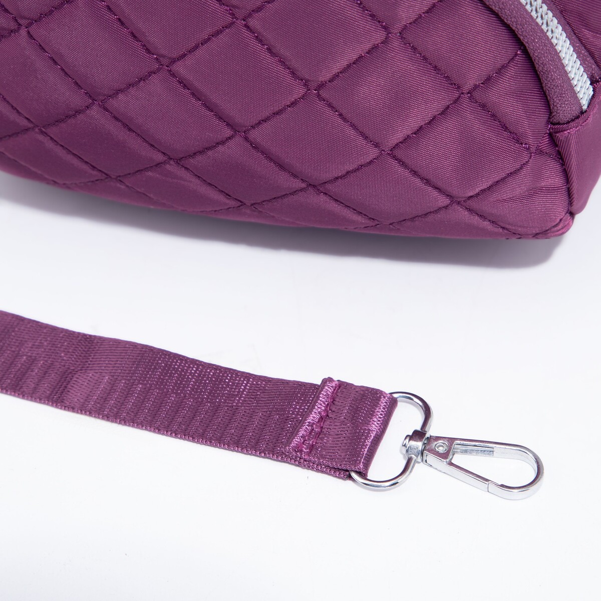 фото Сумка кросс-боди на молнии, цвет фиолетовый no brand