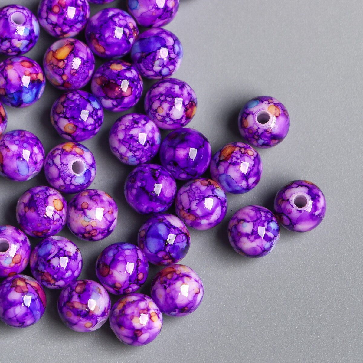 Бусины для творчества пластик, Фиолетовый
Бусины для творчества пластик, Фиолетовый