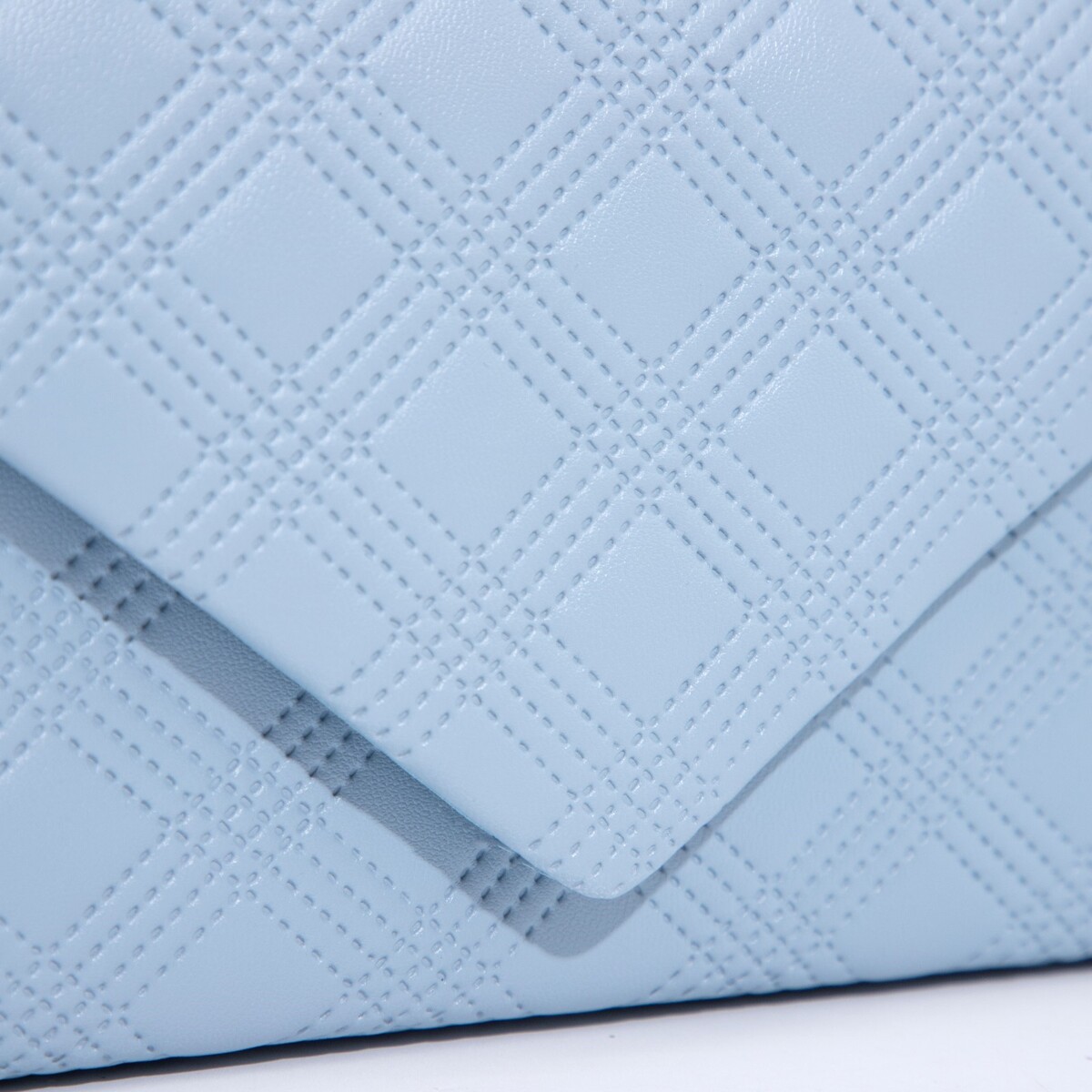 фото Сумка-клатч на клапане, цвет голубой no brand