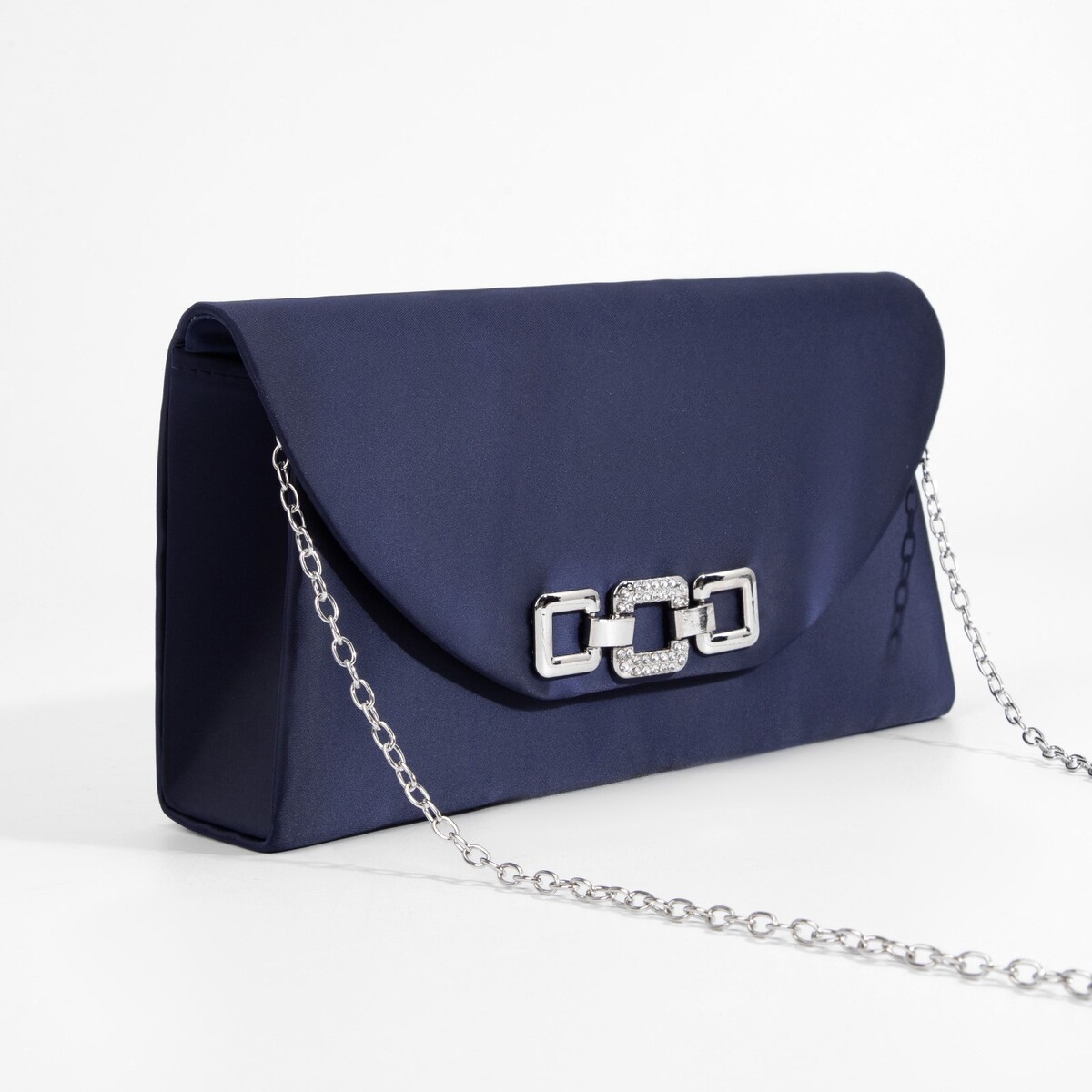 фото Сумка-клатч на магните, цвет синий no brand
