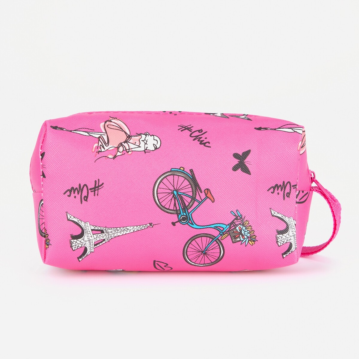 фото Косметичка на молнии, розовый no brand