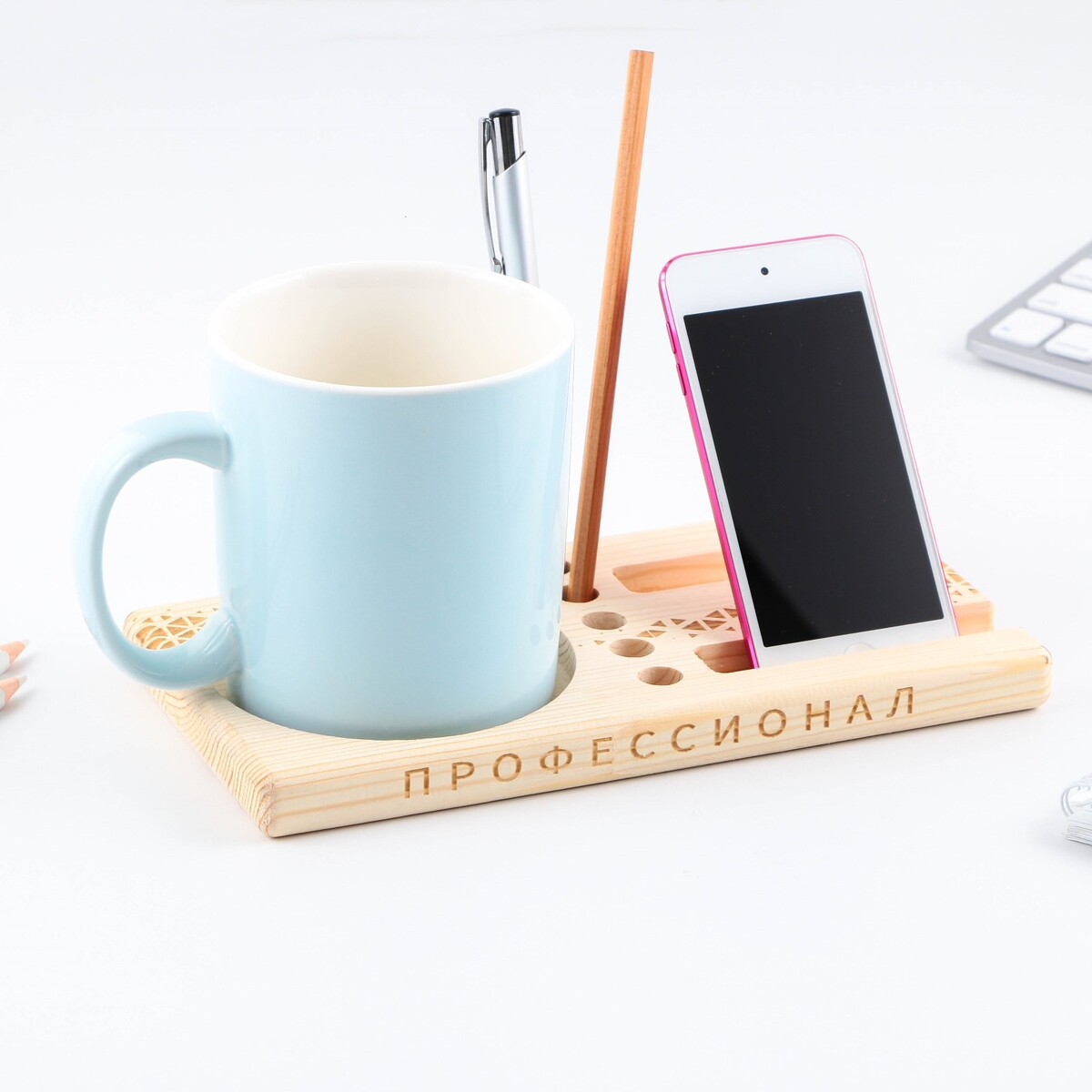 Подставка под телефон, Бежевый
Подставка под телефон, Бежевый