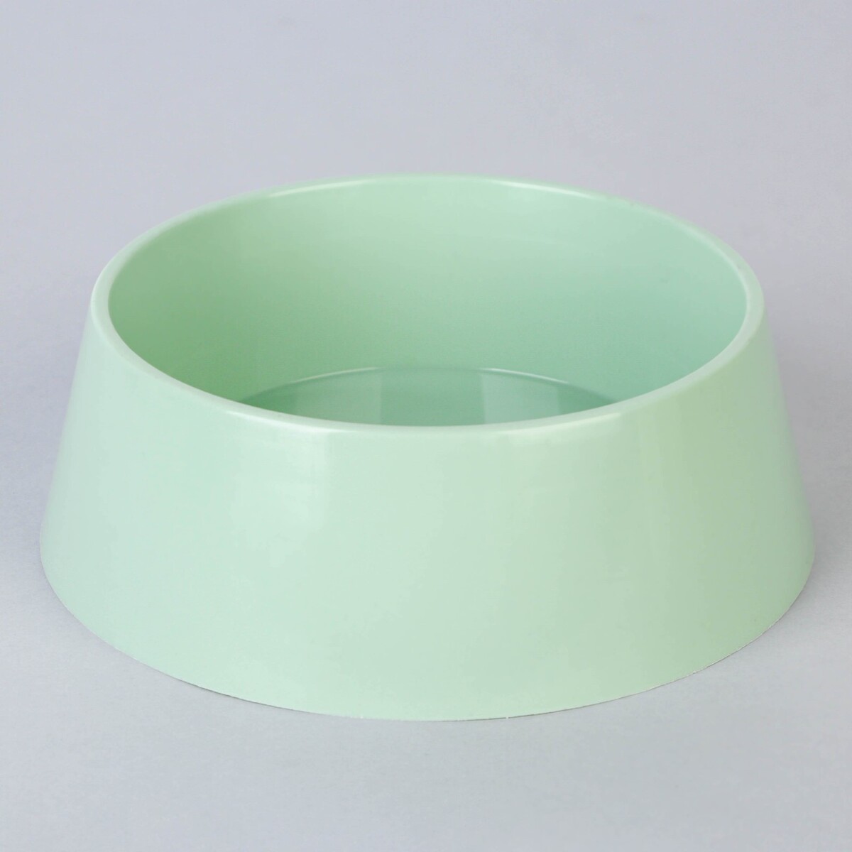 фото Миска пластиковая 300 мл, оливковая пушистое счастье