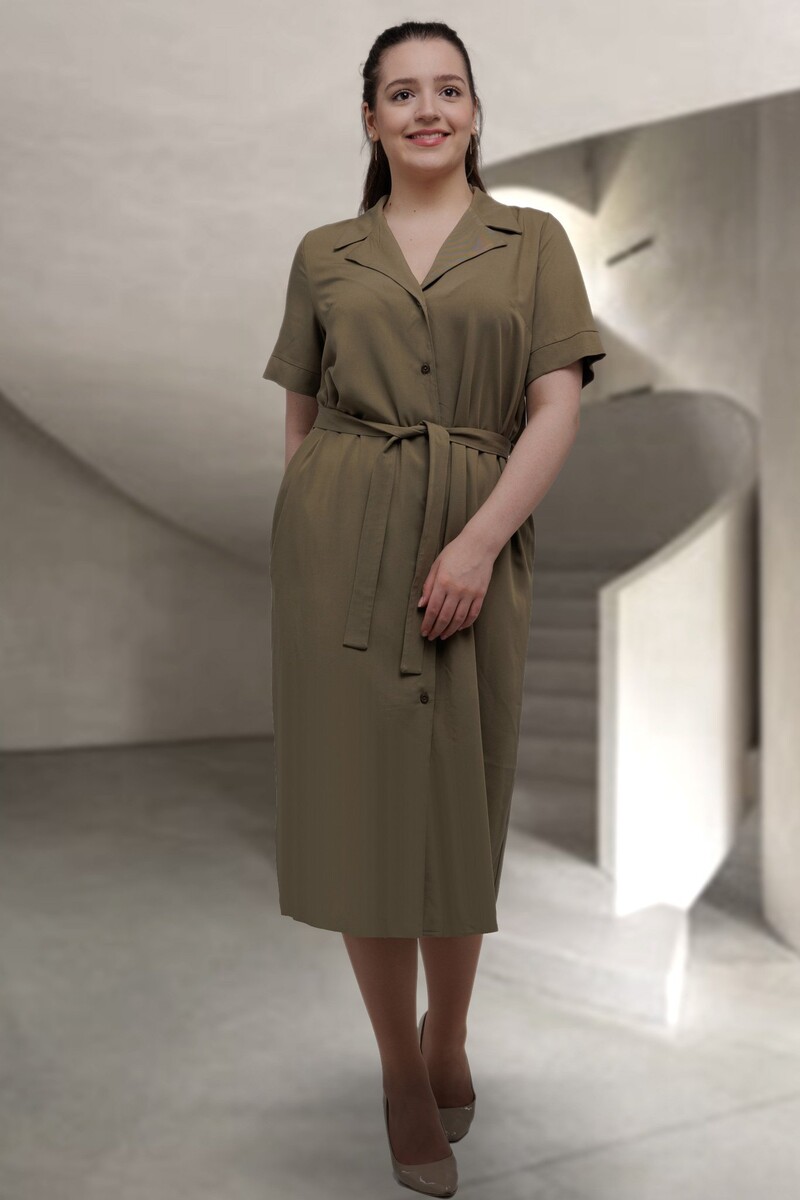 Платье, Хаки 
Платье, Хаки