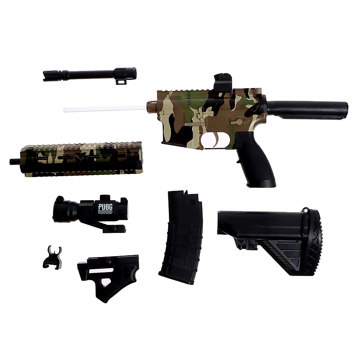 фото Штурмовая винтовка m416, стреляет гелевыми пулями, работает от аккумулятора woow toys