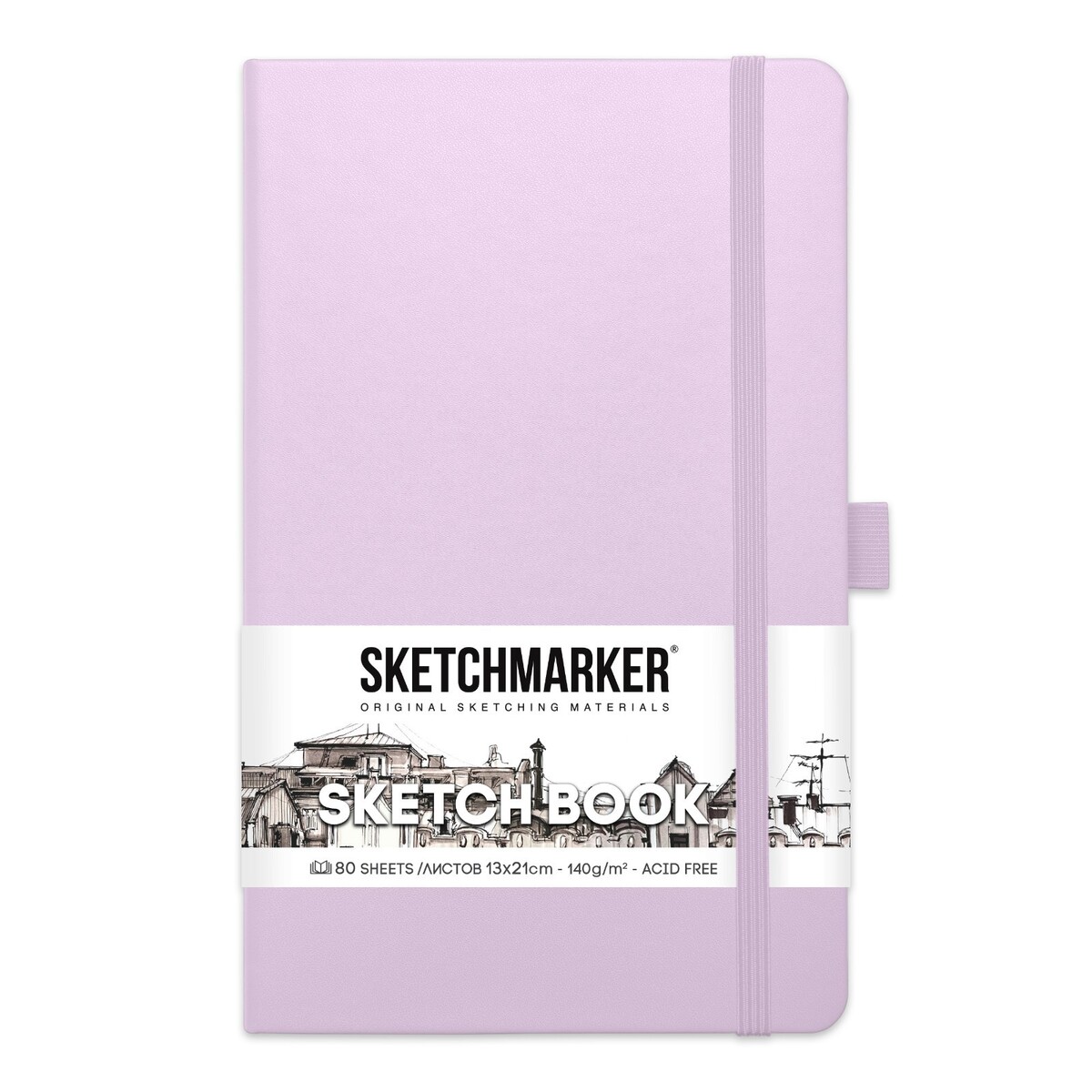Скетчбук sketchmarker, 130 х 210 мм, 80 листов, фиолетовый, блок 140 г/м2, Сиреневый
Скетчбук sketchmarker, 130 х 210 мм, 80 листов, фиолетовый, блок 140 г/м2, Сиреневый