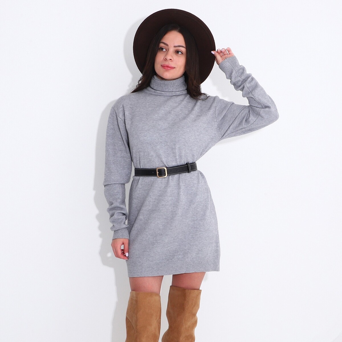 фото Ремень женский, ширина 2,7 см, пряжка металл, цвет черный no brand