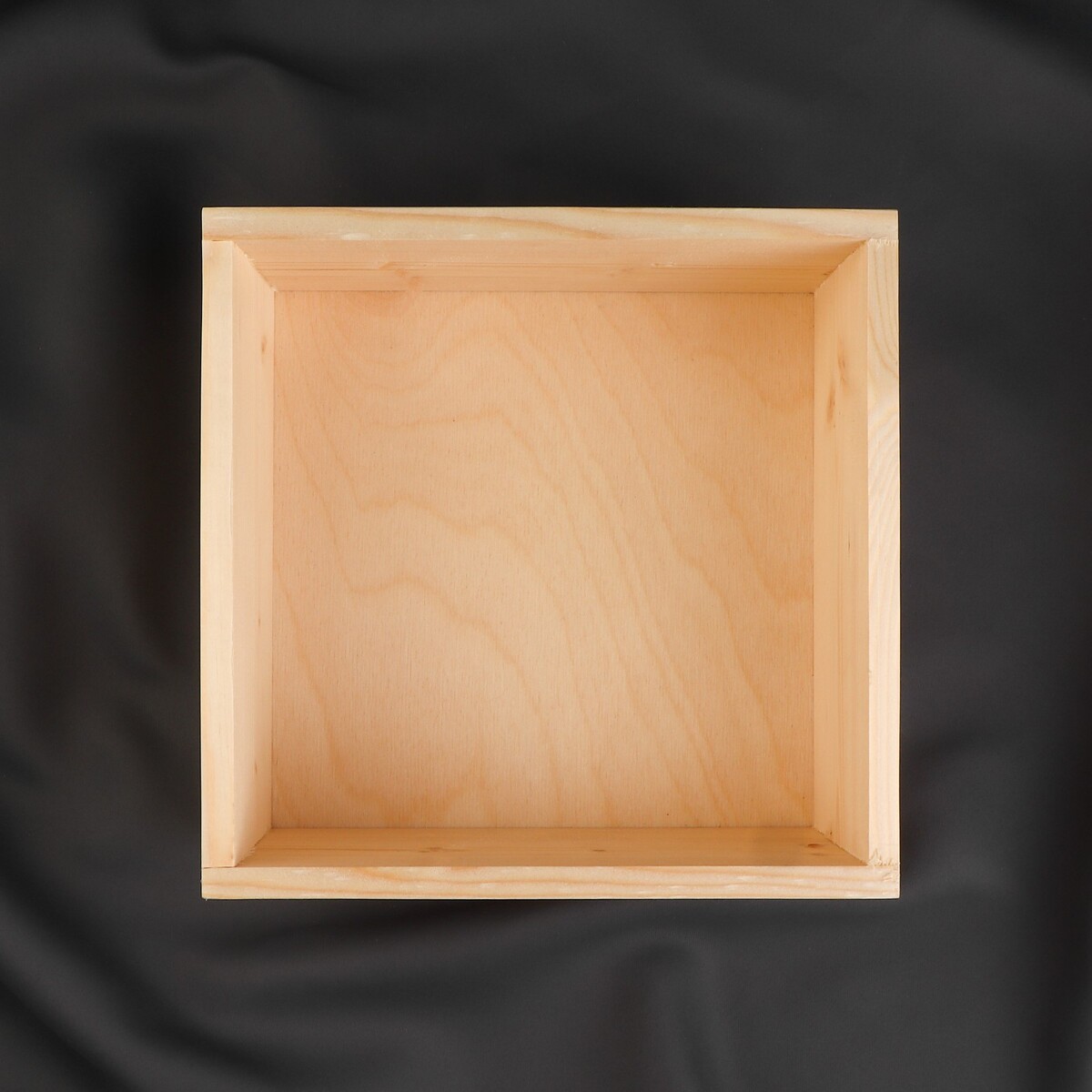 фото Ящик для рукоделия, деревянный, 20 × 20 × 9 см no brand