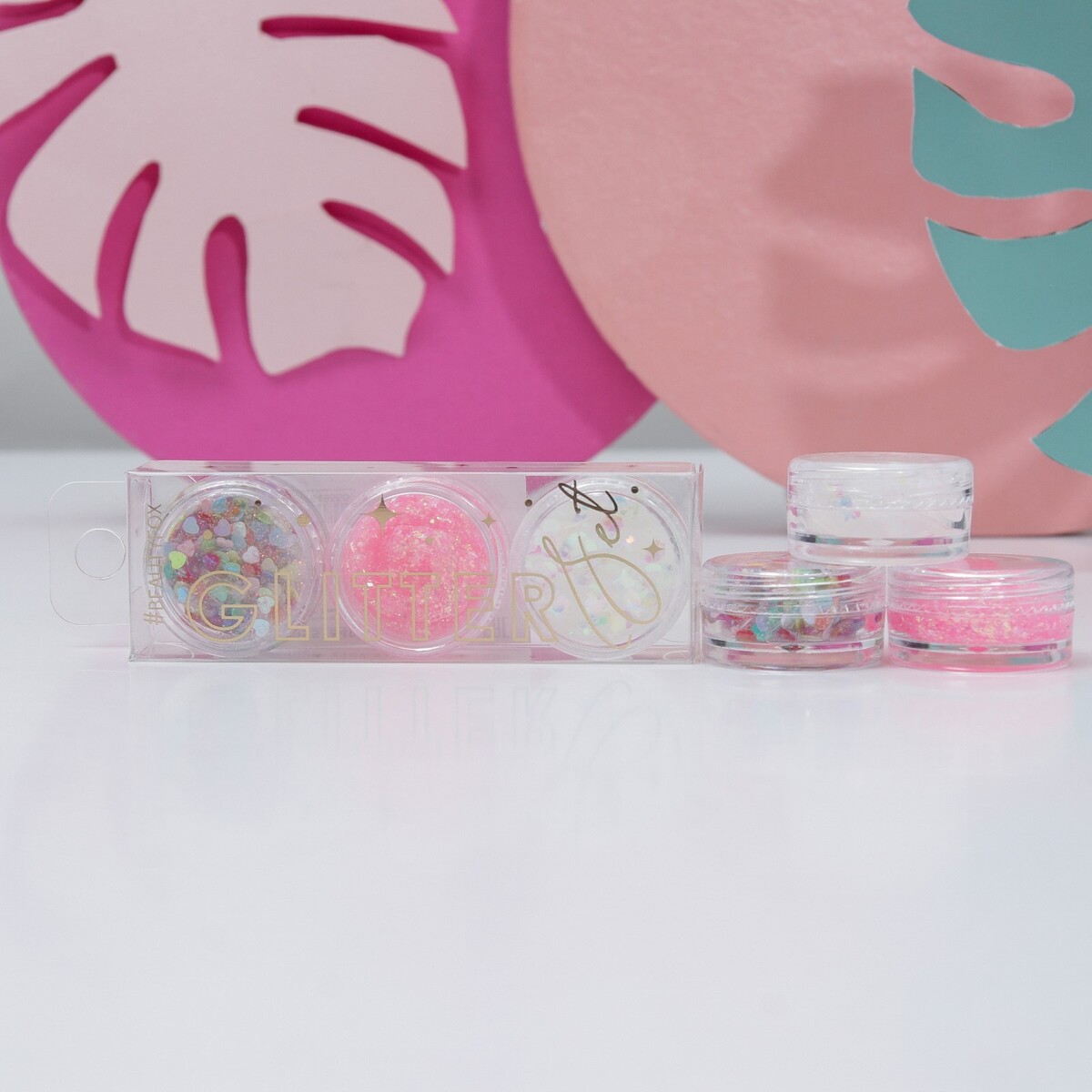 Набор блесток для лица и тела на гелевой основе glitter set, 3 цвета по 3 мл, Разноцветный;серебристый;розовый;белый
Набор блесток для лица и тела на гелевой основе glitter set, 3 цвета по 3 мл, Разноцветный;серебристый;розовый;белый