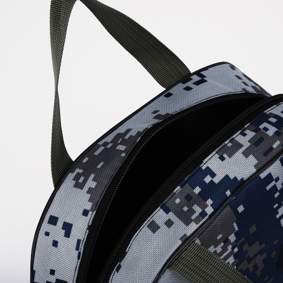 фото Косметичка на молнии, с сеткой, цвет синий no brand