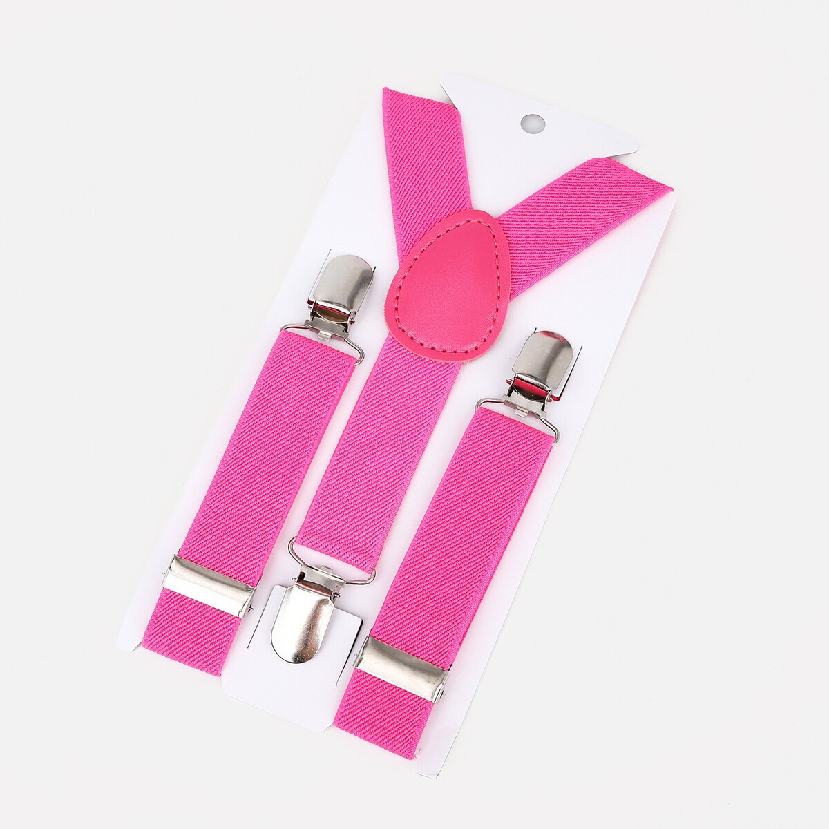 фото Подтяжки детские, ширина 2,5 см, цвет розовый no brand