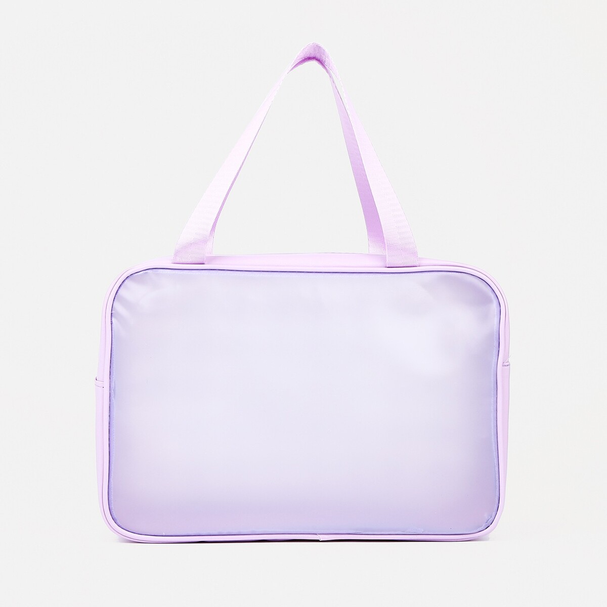 фото Косметичка на молнии, цвет сиреневый no brand